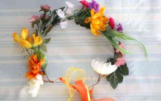 corona-flores Hermosa20corona20de20flores20para20el20cabello206