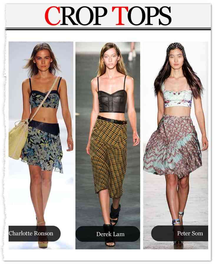 modelos tendencia crop top