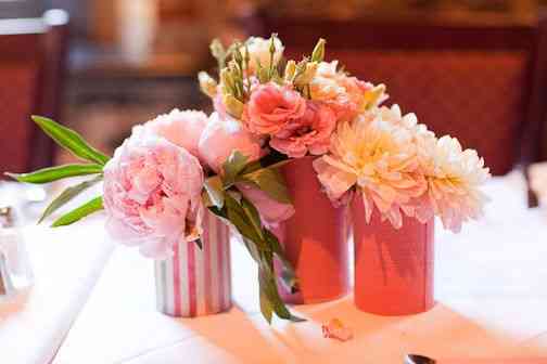 Latas recicladas para la decoración de una boda 4 Decora tu boda con latas recicladas