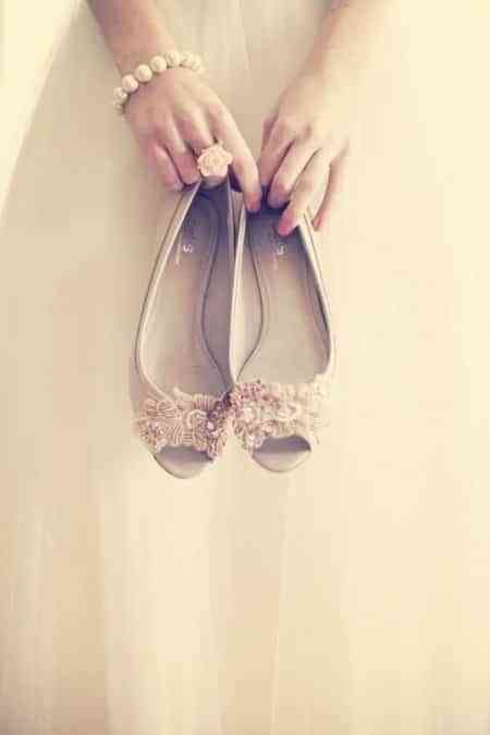 Zapatos para Novia tendencia 2014 2 bailarinas