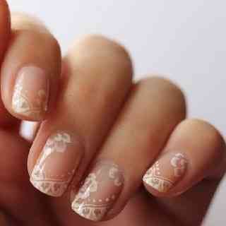 Ideas para decorar las uñas para tu boda 2 uñas de novia