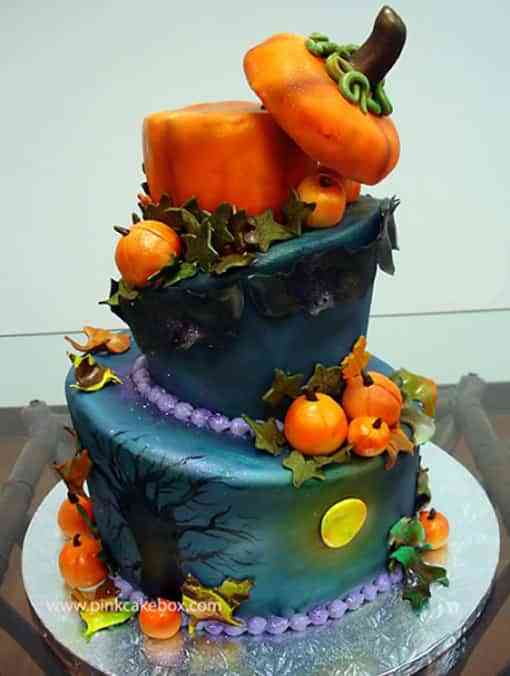 ¿Te casas en Halloween? ¡Una boda completamente diferente! 8 tarta para bodas
