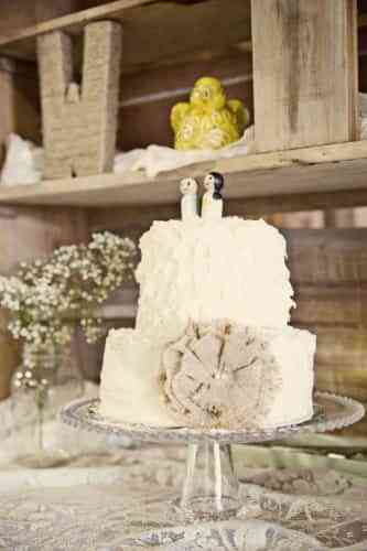 pasteles de boda vintage