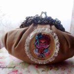 Colección de bolsos "Niña Gato" 2 Bolso camel