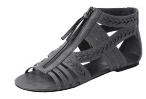 Sandalia Gris Cremallera Pull Bear