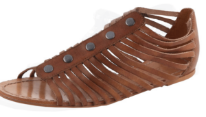 Sandalias de tiras marrones