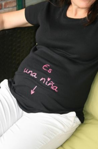 Camiseta Es una niña