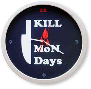 Reloj Kill Mondays negro