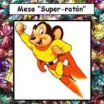 Otra forma de enumerar las mesas de tu boda 6 cartel mesa bodas super raton