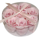 Rosas de jabón como detalle para vuestro enlace 1 Jabones de pétalos de rosa en color rosa