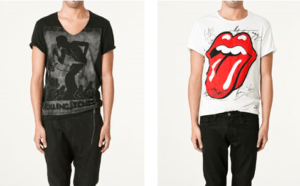 Camisetas para hombres inspiradas en los Rolling Stone