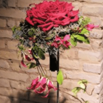 Ramos de novia de rosmelias 6 Ramo de novia de rosmelia rosa oscuro