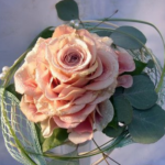 Ramos de novia de rosmelias 7 Ramo de novia de rosmelia salmón