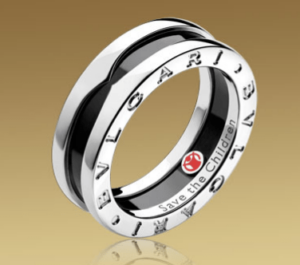 Anillo de Bulgari para Safe the children