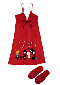 Conjunto de camisón y zapatillas de Women Secret