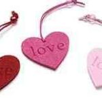 Corazones de fieltro love