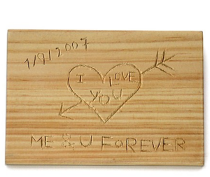 Una postal que podrás tallas tu mismo