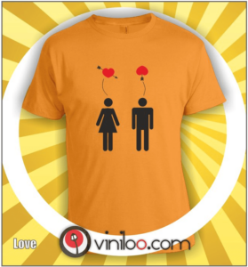 camiseta amor viniloo