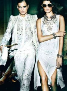 Isabeli Fontana Malgosia Bela Sui He for Roberto Cavalli SS 2013 005