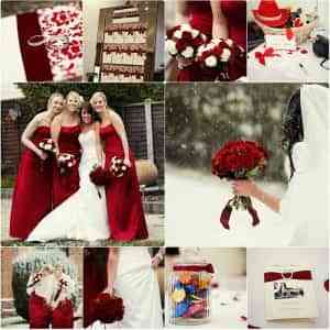 boda en color rojo