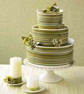 tarta en color verde