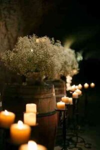 decorar bodas con barriles