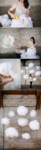 decorar bodas con nubes