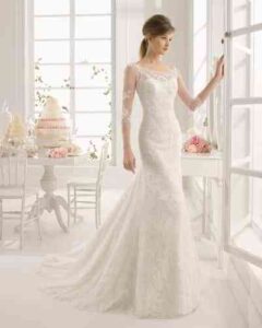 vestido de novia aire barcelona