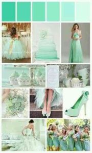 color verde menta para bodas