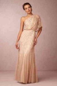 vestidos de novia color champagne