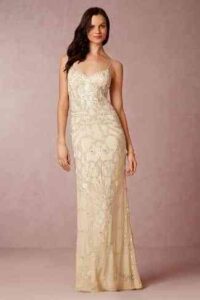 vestidos de novia color champagne