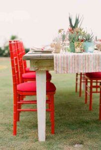 Decorar una boda al aire libre