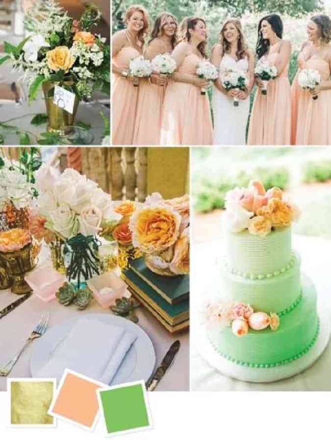 Colores clave para bodas en el 2019