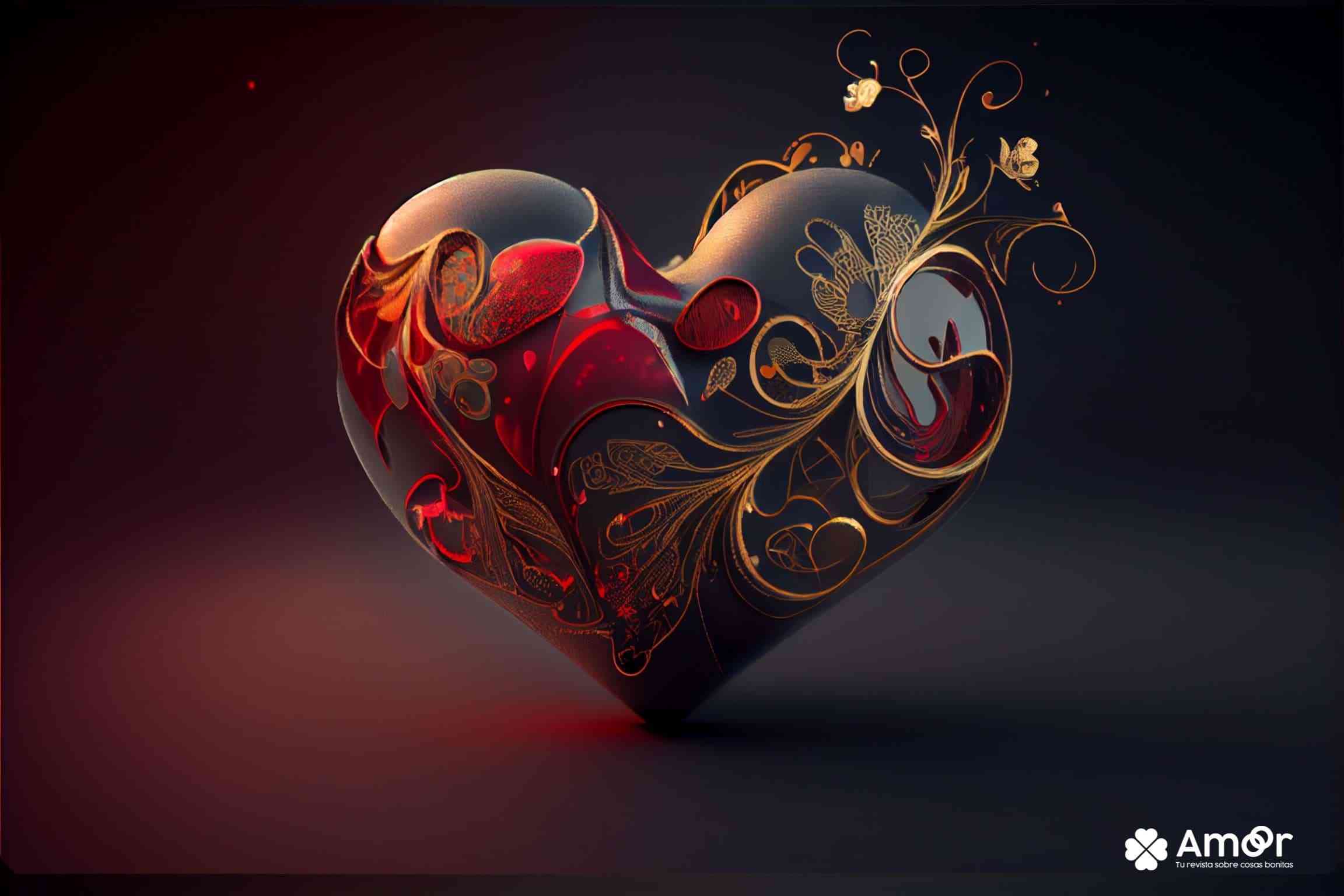 red heart wallpaper corazon rojo fondo escritorio movil 3