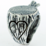 Talla vuestras iniciales en un árbol 2 Anillo árbol tallado