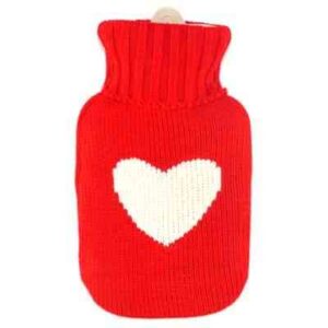 Bolsa de agua caliente roja