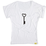 Colección Solidaria de Women Secret 3 Camiseta Blanca con llave