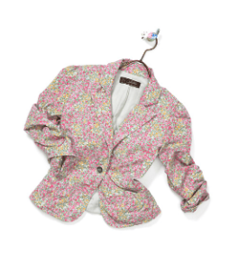 Chaqueta con estampado floral Zara