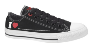 Converse negras bajas