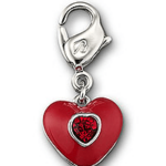 Swarovski para San Valentín 3 Heart Charm