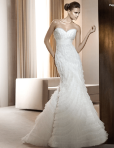 Modelo Fugaz Pronovias 2011