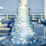 Tartas nupciales en azul 2 Tarta azul