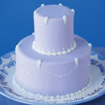 Tartas nupciales en azul 3 Tarta azulada