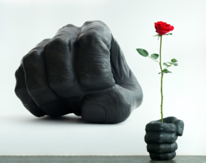 Un jarrón diferente