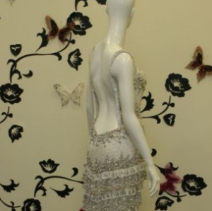 Vestido de novia por detrás