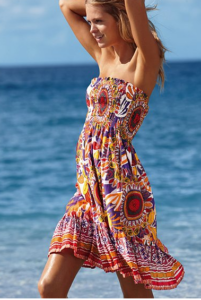 Vestido estampado étnico Victoria Secret