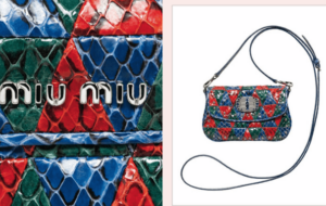 azul verde y rojo miu miu