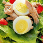 Menú para San Valentín 2 ensalada de codorniz escabechada