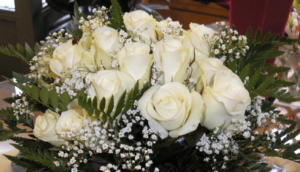 ramo de novia rosas blancas