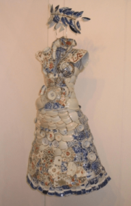vestido porcelana